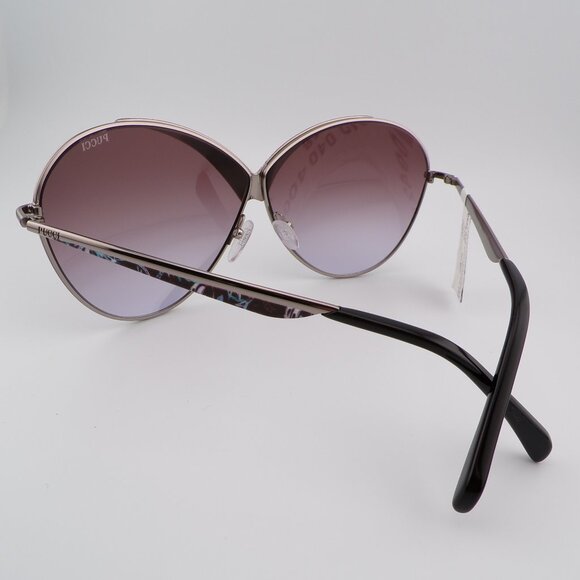 Pucci Abstract Print Rounded Cat Eye Shades, Oversized Novelty Summer - Picture 10 of 16